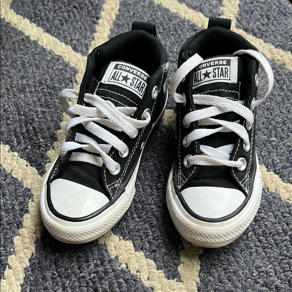 Converse Kids Classic Black and White Sneakers